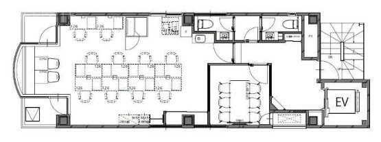 Biz Feel Iwamotocho (旧:神田TY)ビル4F 間取り図