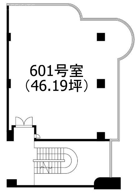 第28山秀ビル601 間取り図