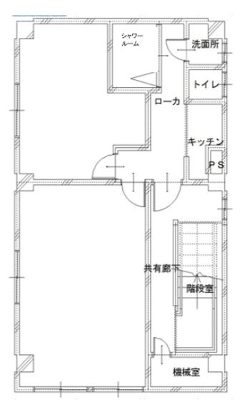 ケイビル2F 間取り図