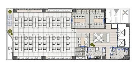 東日本橋セントラルプレイス2F 間取り図