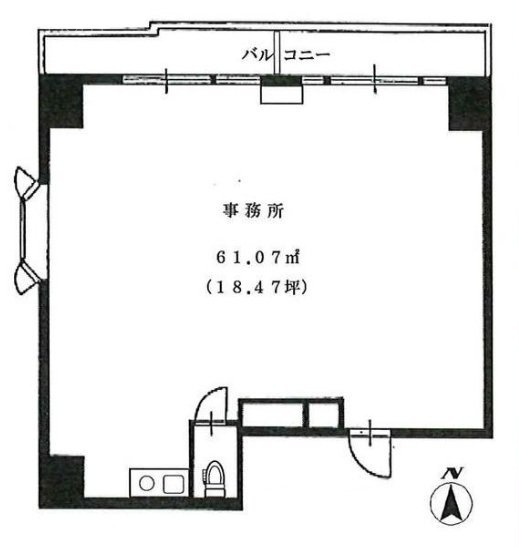共立ビル401 間取り図