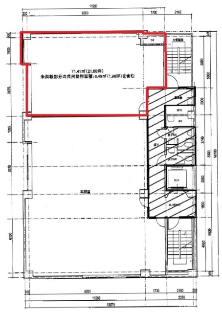 清月堂本店ビル6F 間取り図