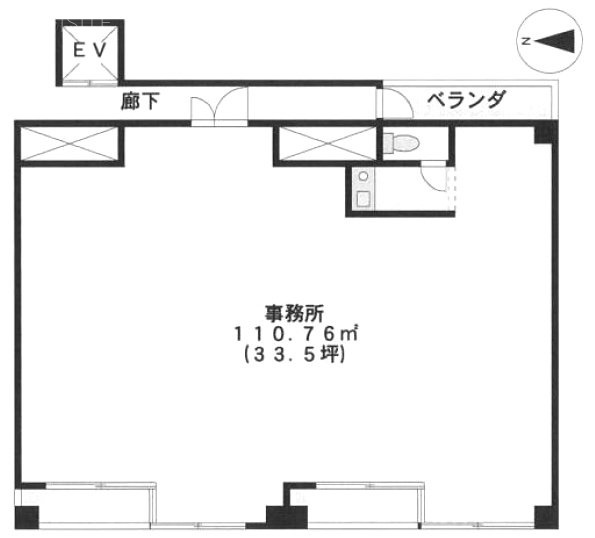 アテナビル202 間取り図