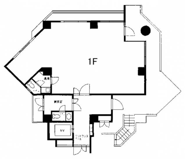 赤坂OSビル1F 間取り図