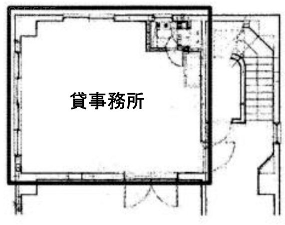 中村ビル1F 間取り図