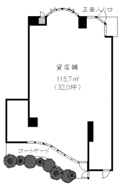要町ツインビル1F 間取り図