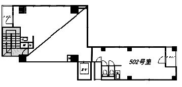 誠心ビル502 間取り図