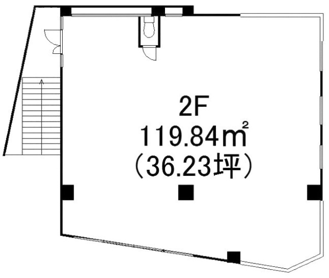 アイズビル2F 間取り図