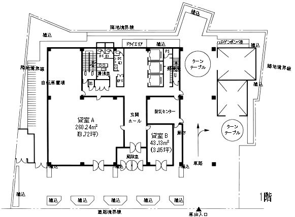 川崎砂子ビルB 間取り図