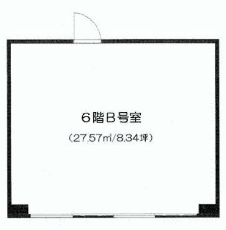 全漁業ビルB 間取り図