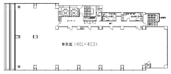 共同ビル室町4丁目401-03 間取り図