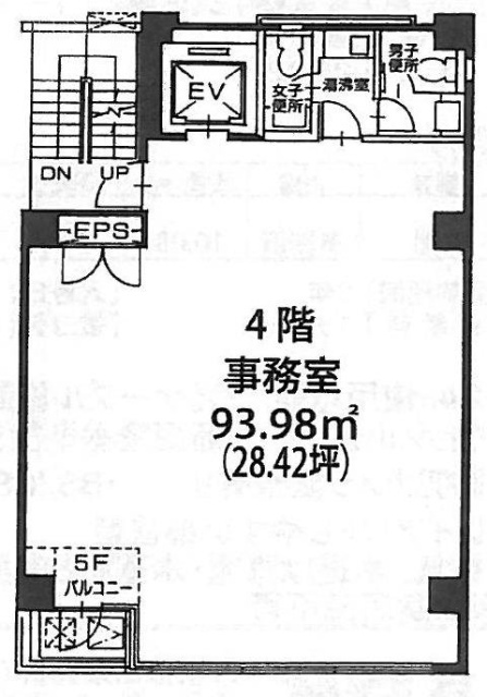 信和ビル4F 間取り図