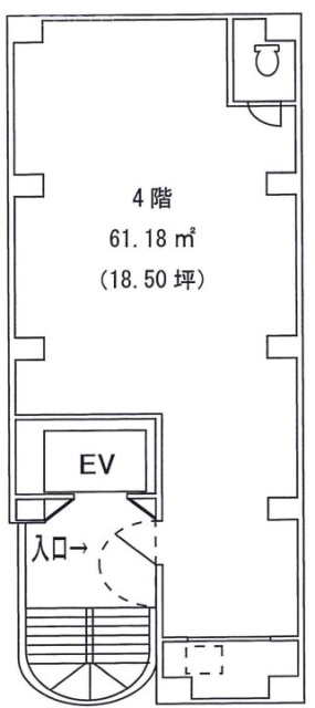 TC第22大塚北口ビル4F 間取り図