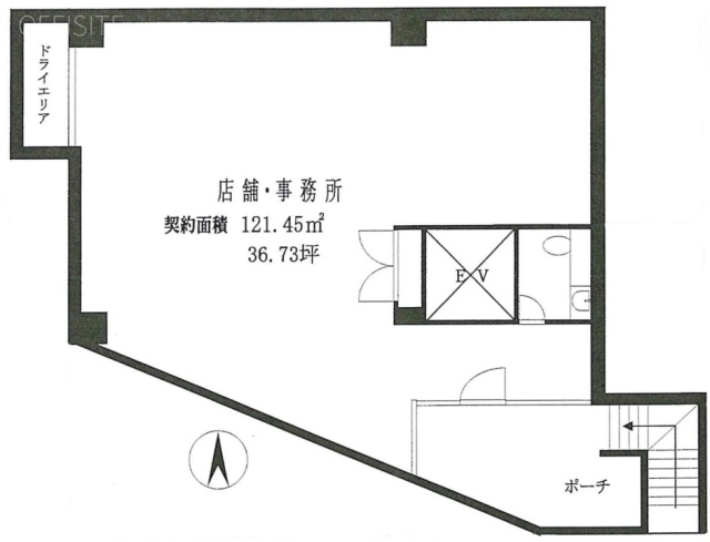 日商代々木ビルB1F 間取り図