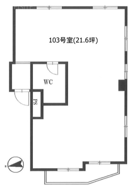 アゼリア・アネックス103 間取り図