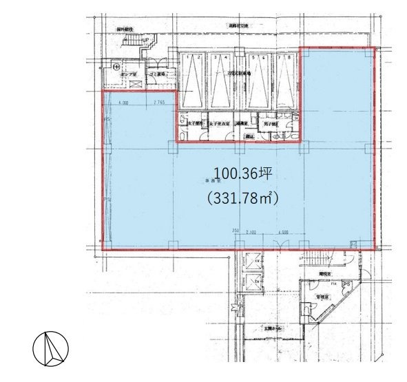 HF門前仲町ビル1F 間取り図