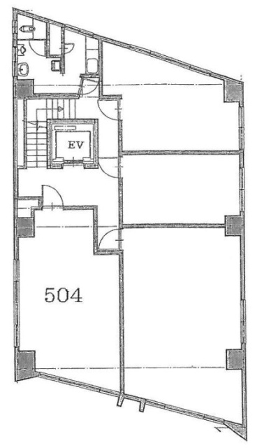 宝栄西新宿ビル504 間取り図