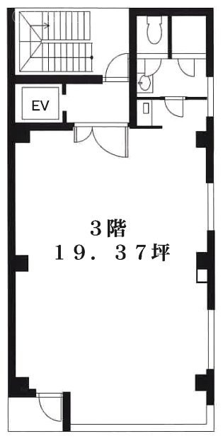 SAWAビル3F 間取り図