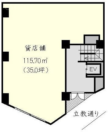 第2春谷ビル1F 間取り図