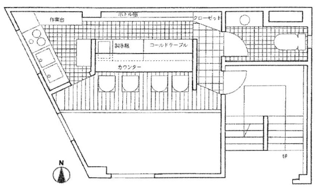 東麻布Kビル2F 間取り図