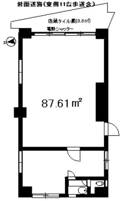 ハイムKOYOSHIビル1F 間取り図