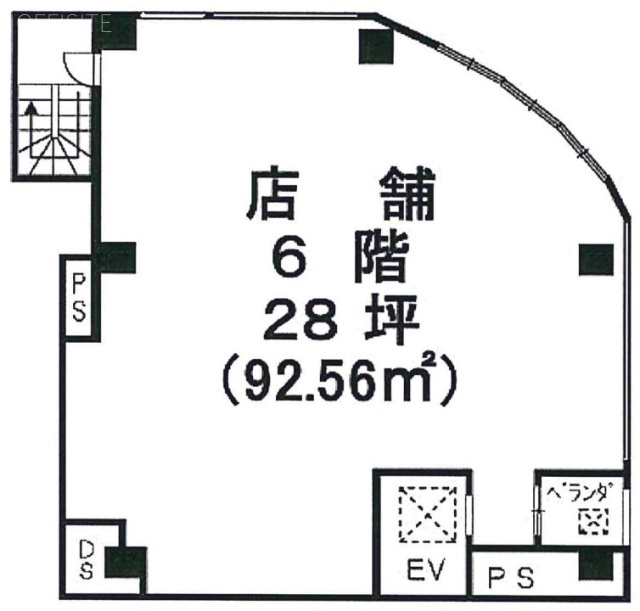 ゴールデンプラザ池袋ビル6F 間取り図