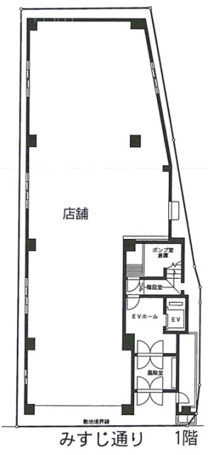 牧野ビル1F 間取り図