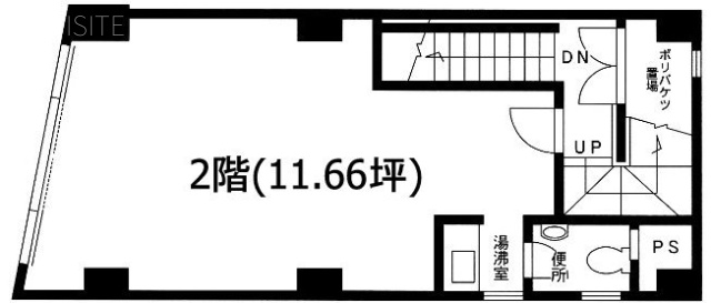 塚家ビル2F 間取り図