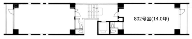 山崎ビル802 間取り図