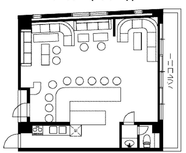 TS共和六番館C 間取り図