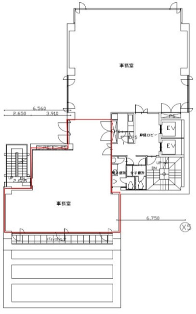 MID日本橋堀留町ビル7F 間取り図