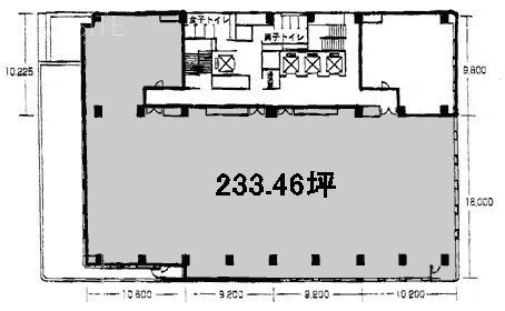 関内新井ビル9F 間取り図