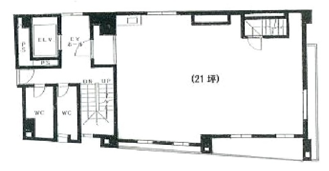 第一上野ビル8F 間取り図