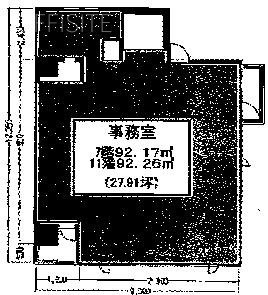 五反田アルファビル11F 間取り図