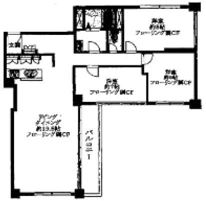 大永初台マンション902 間取り図