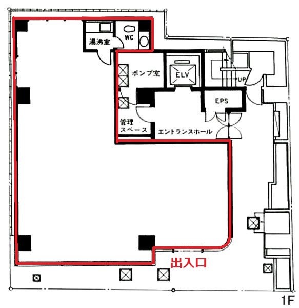 五輪プラザ1F 間取り図
