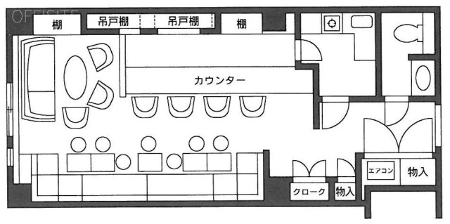 第8荒井ビル(赤坂館)C 間取り図