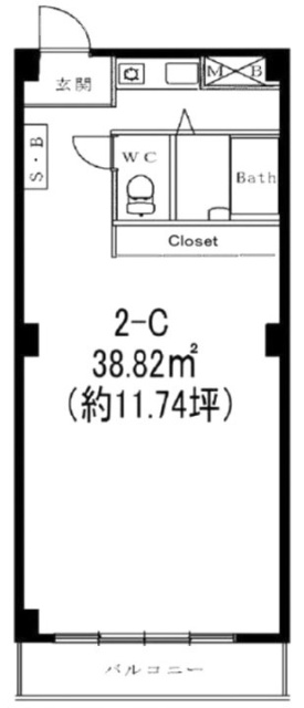 エルカーサC 間取り図