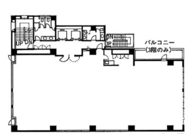 萩藤(はぎとう)ビル4F 間取り図