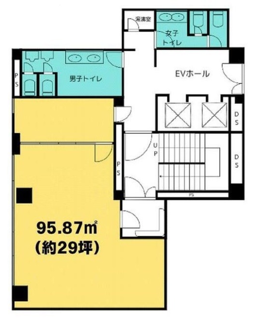 人形町冨士ビルB 間取り図