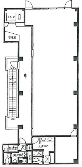 自由が丘MERIXビル4F 間取り図