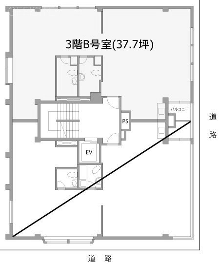 TAKIビル原宿B 間取り図