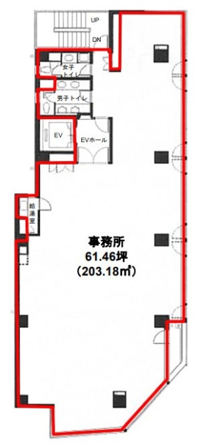 エアマンズビル市ヶ谷3F 間取り図