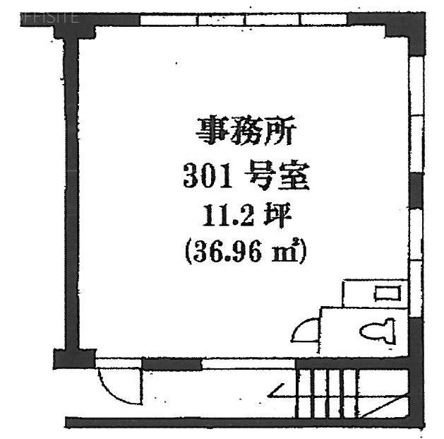 第2本間ビル301 間取り図