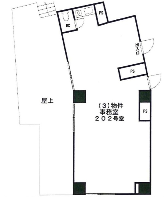 フィルコリンズ武蔵野ビル202 間取り図