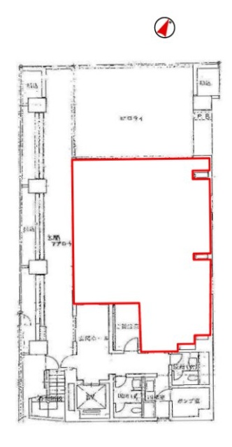 COI平河町ビル1F 間取り図