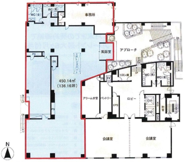 UUR四谷三丁目ビルAB 間取り図