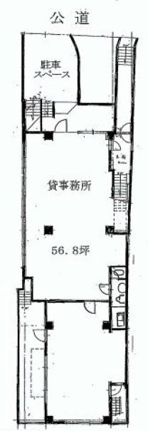 三和第二ビル1F 間取り図