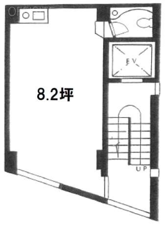 渡辺1stビル2F 間取り図