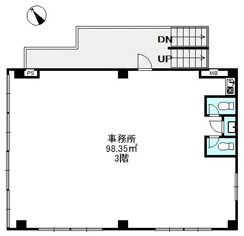 イーストヒル3F 間取り図